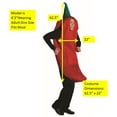 thumbnail image 4 of Rasta Imposta Chili Pepper Men's Halloween Fancy-Dress Costume for Adult, Standard, 4 of 5