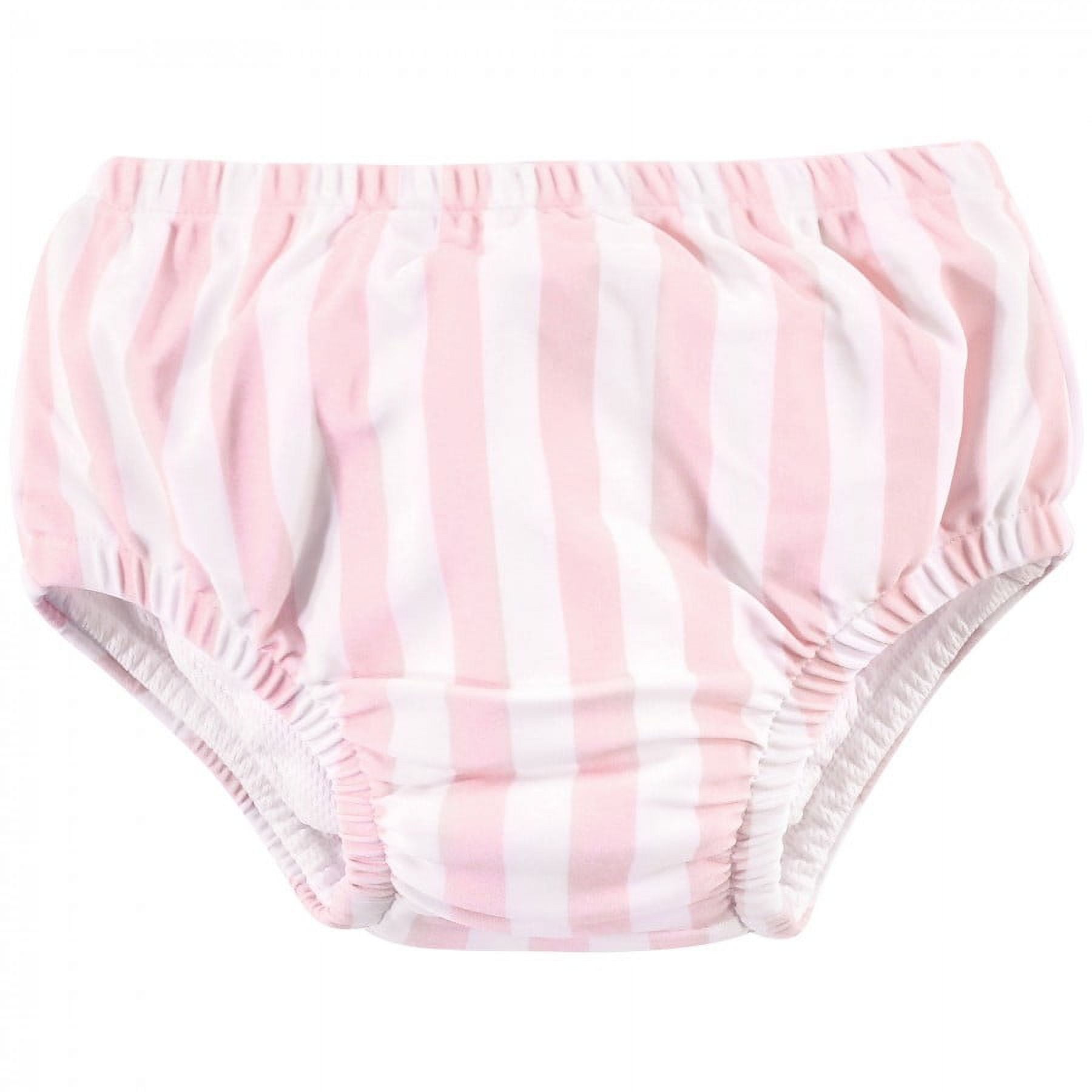 Hudson Baby Infant and Toddler Girl Swim Diapers, Ice Cream Cone, 4 Toddler