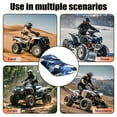 thumbnail image 5 of Uorisanigo Universal ATV Seat Covers Blue Marble Print Four Wheeler Seat Cover Waterproof Protection Accessories Compatible with Most ATV for Sportsman, Rancher, Foreman, Scrambler, 5 of 7