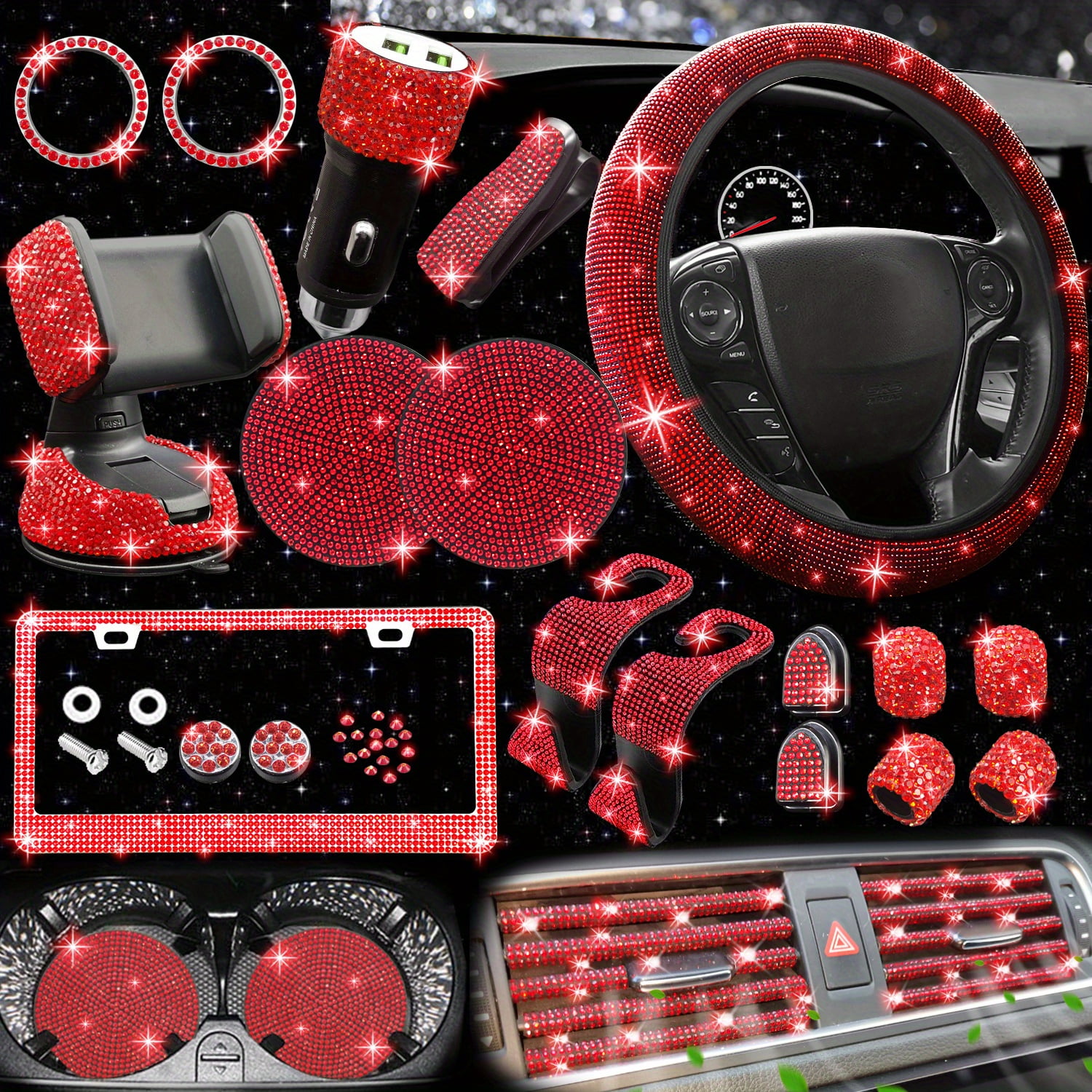 Bling bling car accessories discount