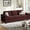 Burgundy, variant on 90" Sofa Couch, Modern Upholstered Sofa 3 Seater Sofa For Living Room Apartment Office