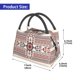 thumbnail image 2 of Fotbe Fashion Tatreez1 Bolsa Térmica Portátil con Estampado, Bolsa de Entrega de Alimentos Aislada, Bolsa Reutilizable de Gran Capacidad para Comidas y Supermercado, 2 of 6