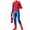 #F, variant on Spider Hero Costume Full Body Stretch Jumpsuit with Head Mask, 3D Printed Bodysuit Outfit for Halloween Stage Performance Theme Party