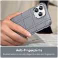 thumbnail image 6 of SaniMore Case for iPhone 14 Pro 6.1" 2022, Rugged Heavy Duty Protective Cover Anti-slip Drop-proof Slim Lightweight Anti-scratch 360° Full Protective Cover For iPhone 14 Pro, Gray, 6 of 7