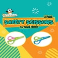 thumbnail image 4 of Channie's Safety Scissors for Small Hands (Ages 3-5) - Kid-Safe Plastic Training Scissors for Preschoolers, Child Hand-Eye Coordination Development, Kids Scissors, Toddler Safety Scissors (2 pack), 4 of 8