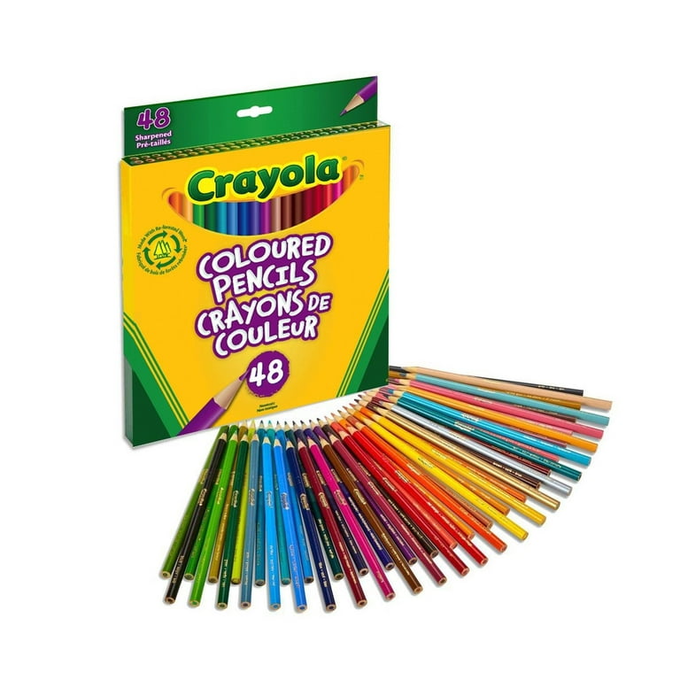  Crayola Adult Colored Pencil Set (100ct), Premium Coloring  Pencils For Adult Coloring Books, Holiday Gift for Teens & Adults, Stocking  Stuffer : Toys & Games
