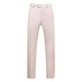 thumbnail image 5 of YDDIAN Mens Classic Suit Pants Straight Fit Modern Formal Dress Pants Separate Trousers Beige 31, 5 of 5