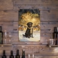 thumbnail image 3 of Labrador Retriever Happy New Year 2026 with Fireworks on New Year's Eve Vertical Metal Aluminum Sign Lab Dog Lover Gifts Wall Art Home Decor - 12022, 3 of 5