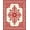 Red, Pattern 3, variant on ODIKA 2x3 Machine Washable Non-Slip Area Rug, Vintage Distressed Medallion Classic Heritage High Traffic Rug, Red, 666174