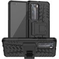 thumbnail image 1 of HAHDAXIA Compatible for Case Huawei P40 Pro Plus, Shockproof Kickstand Cover Heavy Duty Tyre Pattern Rugged Dual Layer Hybrid Protective Phone Case Black & 2X Screen Protector, 1 of 7