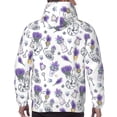 thumbnail image 7 of Naloa Lavender Bicycle Men's Casual Hooded Collar Drawstring Hoodies Pullover Sweatshirts Casual Long Sleeve Shirts-3X-Large, 7 of 7