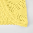 thumbnail image 7 of Fozruso Girls' Summer Cardigans Girls Knit Cardigan Short Sleeve Summer Shirt Lightweight Open Front Top For Toddler Baby Kids,8-9 Years,Yellow, 7 of 7