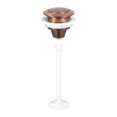 thumbnail image 3 of CarpNettore Toilet Flush Button Toilet Tank Button Round Single Push Universal Easy Installation Replace Parts for Restroom Home Bathroom Rose Gold, 3 of 9