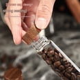 thumbnail image 2 of Soporte de Exhibición de Tubos de Ensayo de Vidrio Herramientas de Almacenamiento de un Solo Tubo Botella Dispensadora de Granos de Café Frasco Sellado de Café Granos B, 2 of 5