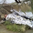 thumbnail image 4 of XINYI 1/couverture d'Urgence Extérieure Portable Imperméable Isolation (140*210cm) Aluminium Séisme, 4 of 8