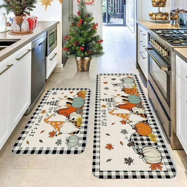 Alfombras de baño, alfombras para sala de estar, alfombra de área, alfombra de baño, 2 piezas de alfombras y tapetes de cocina para piso, alfombra antideslizante, decoración de cocina, alfombra de coc