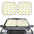 thumbnail image 2 of Sikiie Yellow Rubber Duck Print Foldable Car Windshield Sun Visor, Car Window Sunshade Suitable for Sedan, SUV and Truck Car Accessories-Small, 2 of 6
