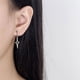 thumbnail image 5 of Pendientes Colgantes de Metal de Cobre Qarigey Ligeros y Ajustables Plateados para Ropa Zapatos y Accesorios Miscelánea Negro, 5 of 6