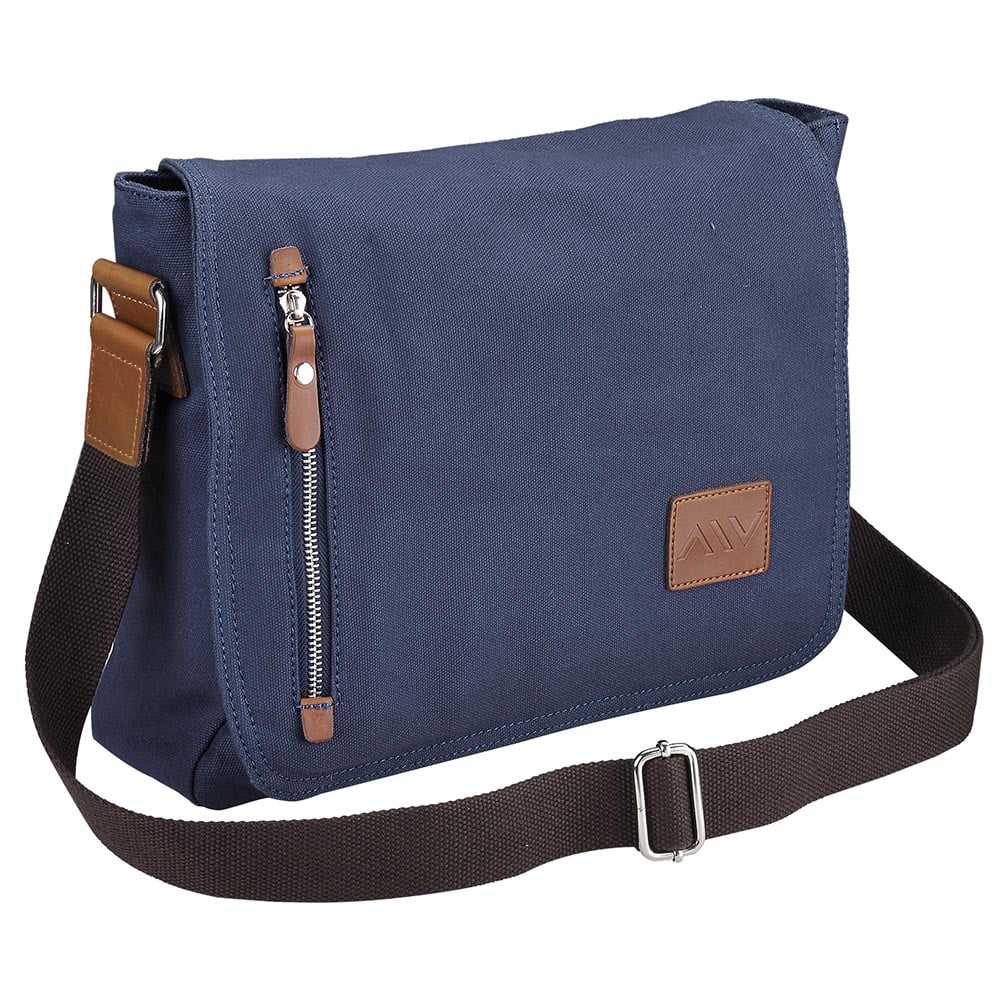 NEW Men's Vintage Canvas Schoolbag Satchel Shoulder Messenger Bag Laptop Bags