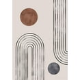thumbnail image 2 of 1x Studio II 18x24 Gold Ornate Wood Framed with Double Matting Museum Art Print Titled - Archs And Buds, 2 of 4