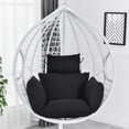 thumbnail image 4 of CJC Hanging Chair Cushion, Swing Egg Chair Cushion, Thicken Patio Hanging Egg Chair Pad, Removable and Washable Basket Chair Seat, 6 Colors, 4 of 9