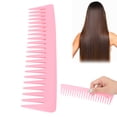 thumbnail image 4 of Wide Wide Teeth Comb Rounded Large Hair No Handle Detangling Comb for Curly Hair Wet Dry Hair, 4 of 7