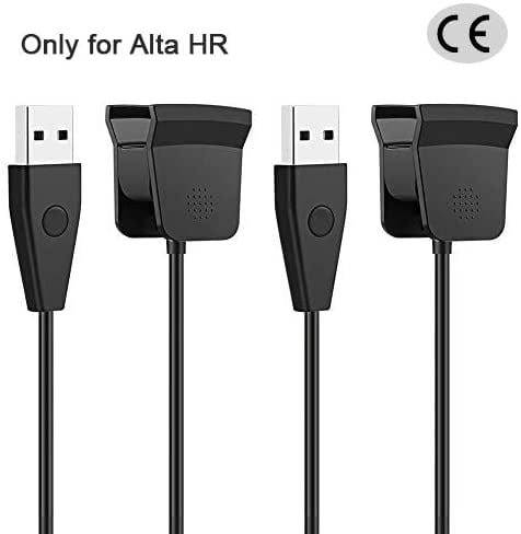 StrapsCo Replacement Charger for Fitbit Alta HR USB Dock Clip with Reset Button 