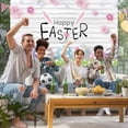 thumbnail image 4 of TIMIFIS Easter Backdrop, Easter Background Fabric Festival Party Decoration Photo Scene Arrangement Home Decor, 4 of 6