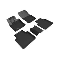 3D MAXpider Custom Fit Kagu Floor Mat (Black) Compatible with Volkswagen TIGUAN 2018-2023 - Full Set