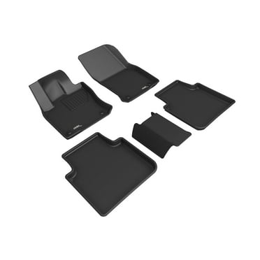 3D MAXpider Custom Fit Kagu Floor Mat (Black) Compatible with Volkswagen TIGUAN 2018-2023 - Full Set