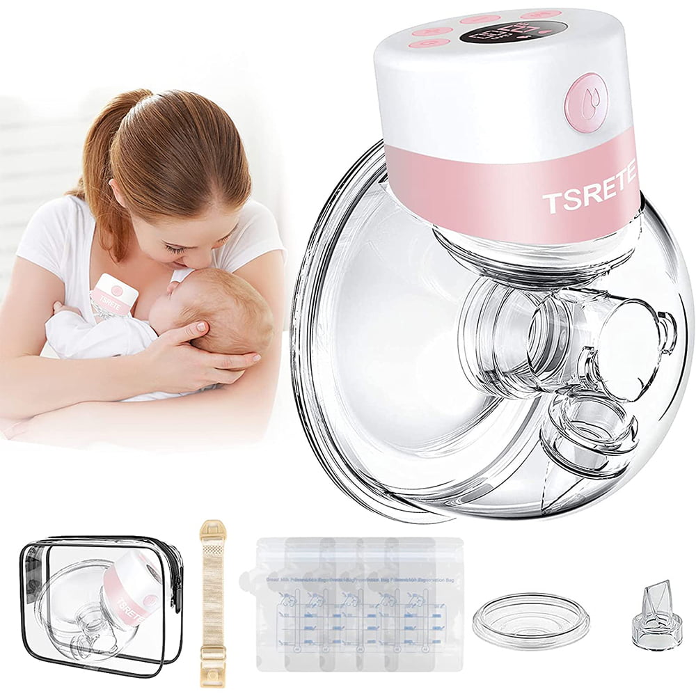 Electric Wearable Breast Pump with bluetooth APP Milk Extractor Hands-Free  BPA free Silent Breastfeeding Pump with 24mm Flange - AliExpress