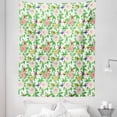 thumbnail image 1 of White Rose Tapestry, English Garden Themed Blooming Flowers Leaves and Lilies Pattern, Fabric Wall Hanging Decor for Bedroom Living Room Dorm, 5 Sizes, Fern Green and Multicolor, by Ambesonne, 1 of 1