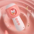 thumbnail image 2 of Pink A Childrens Mini Voice Recorder Microphone Shape Puzzle Toy With Playback Button, 2 of 6