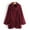 Wine jacket for women, variant on Usmixi 2023 Winter Womens Sherpa Coat Fuzzy Plush Overcoat for Women Winter Soft Cozy Fluffy Fleece Coat Plus Size Casual Solid Lapel Open Front Button Outerwear with Pocket Up to 65% off
