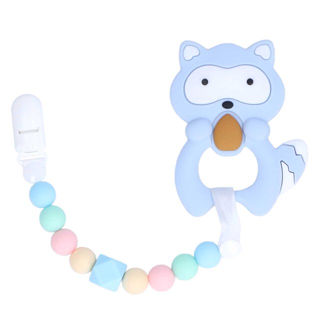 Juguete para la dentición del bebé, juguete para la dentición de dibujos animados para bebés, juguete para la dentición de silicona, juguete para masticar la dentición, máxima comodidad