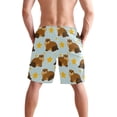 thumbnail image 2 of joogoo Men's Swim Trunks Groundhog Dog Stars Beach Shorts with Pockets M, 2 of 6