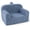 Blue, variant on Costway Kids Couch Portable Toddler Sofa with Handle Anti-slip Base Removable Comfy Chair Blue
