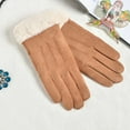 thumbnail image 3 of Honeeladyy Gloves Suit for Hiking, Women's Warm Suede In And Winter Lovely Daily Warm Gloves Thickened In Winter, 3 of 4