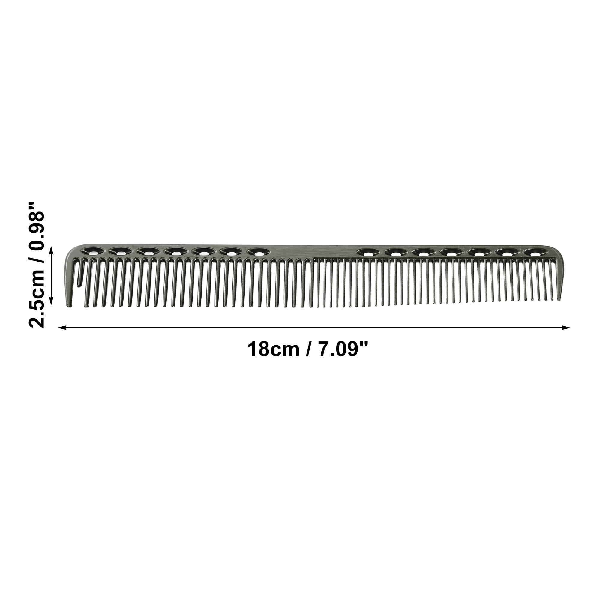 Unique Bargains 1 Pc 7.08" Hair Comb Detangling Dressing Comb Black