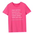 thumbnail image 3 of Camiseta para mujer, camiseta con cuello redondo, ropa sencilla, camiseta básica de moda para ir de compras, vacaciones, senderismo, mujer S, 3 of 10