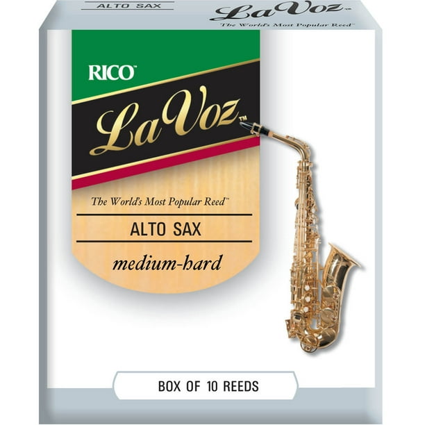Anches Saxophone Alto La Voz - Medium Hard, Boîte de 10 