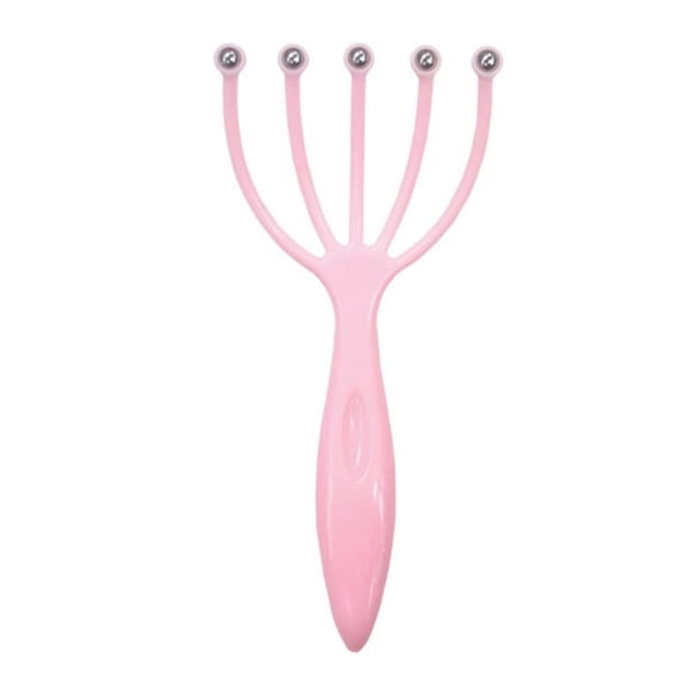 Steel Ball Head Massager Deep Relaxation Hand Held Stress Relief 5 Claws Multi-Functional Portable Scalp Massager Household