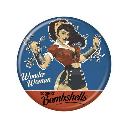 Wonder Woman DC Comics Bombshells 3" Button