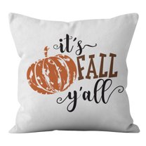 GFHFHITJ Fall Throw Pillow Covers 18x18 Set of 4 Decorative Thanksgiving Autumn Kitchen Home Decor Cushion for Porch Couch,Outside Outdoor harvests Decorations Maple Leaves