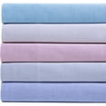 thumbnail image 2 of Westport Linens Oxford Chambray 100-percent Cotton Yarn Dyed Sheet Set, 2 of 5