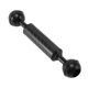 thumbnail image 5 of Brazo de extensión flotante de fibra de carbono de 1 pulgada con doble bola para cámara de buceo, fotografía, trípode ligero de flotabilidad subacuática de 5 pulgadas y 20 mm de diámetro., 5 of 8