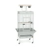 Prevue Select Wrought Iron Parrot Bird Cage 24x20x60", Pewter