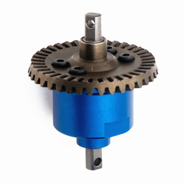 Diferencial trasero delantero Afortunado metal para piezas de coche Traxxas 1/10 Rc azul