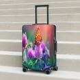 thumbnail image 6 of Balery Luggage Cover Wild flowers of clover and butterfly Print Suitcase Covers for Luggage Elastic Washable Suitcase Protector Fits 18-32 Inch Luggage-X-Large, 6 of 7