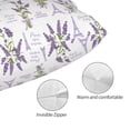 thumbnail image 3 of Balery Lavender Flowers Funda de Cojín Estampada, Regalos para Mujeres, Regalos de Amor para Ella, Regalos para Novia o Esposa, Funda de Almohada-20"x30", 3 of 6